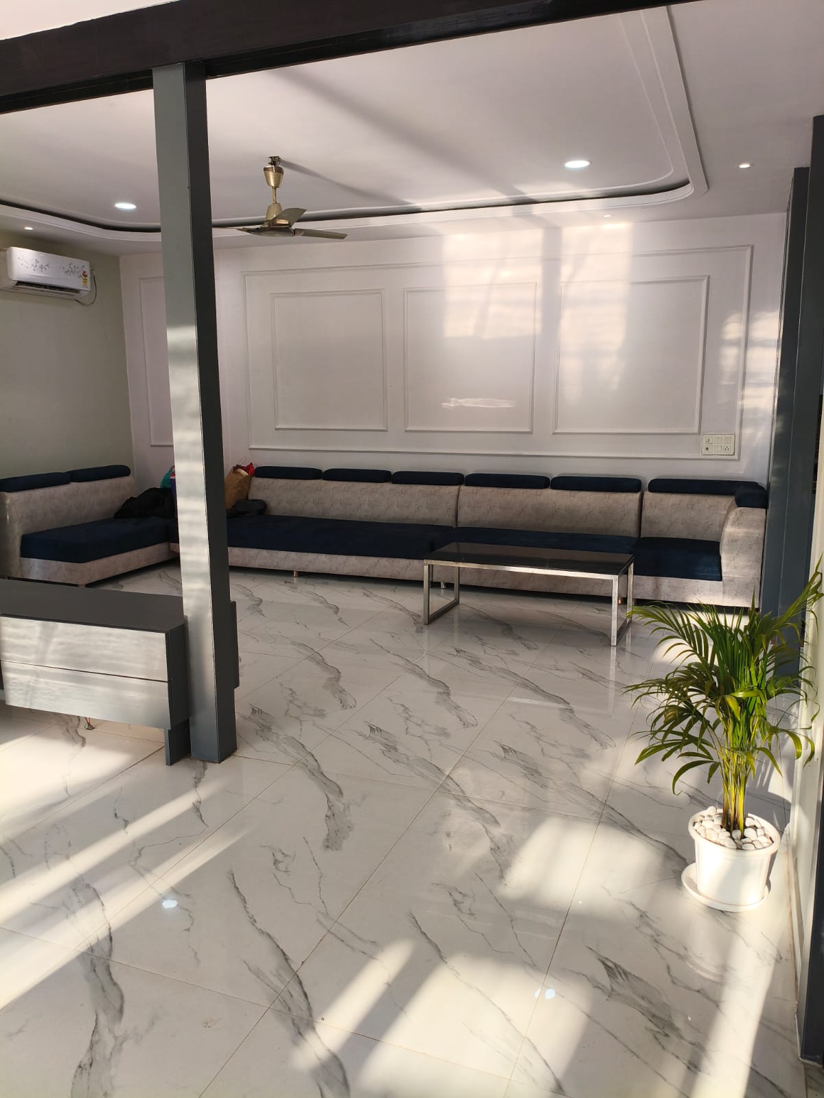 Dubai Farms lounge seating for staycations